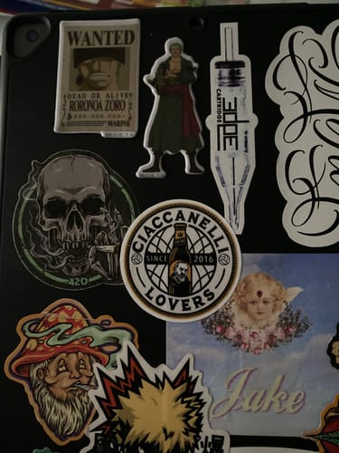 Customer photo review of Sticker Vinile Classico