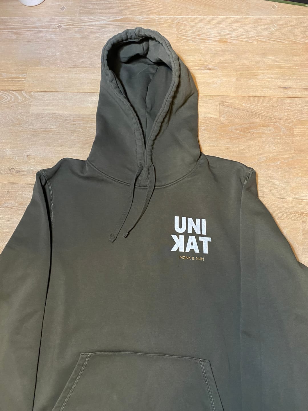 Customer photo review of Damen Hoodie regular fit "UNIKAT - NICHT AUSTAUSCHBAR". Vorne und hinten bedruckt!