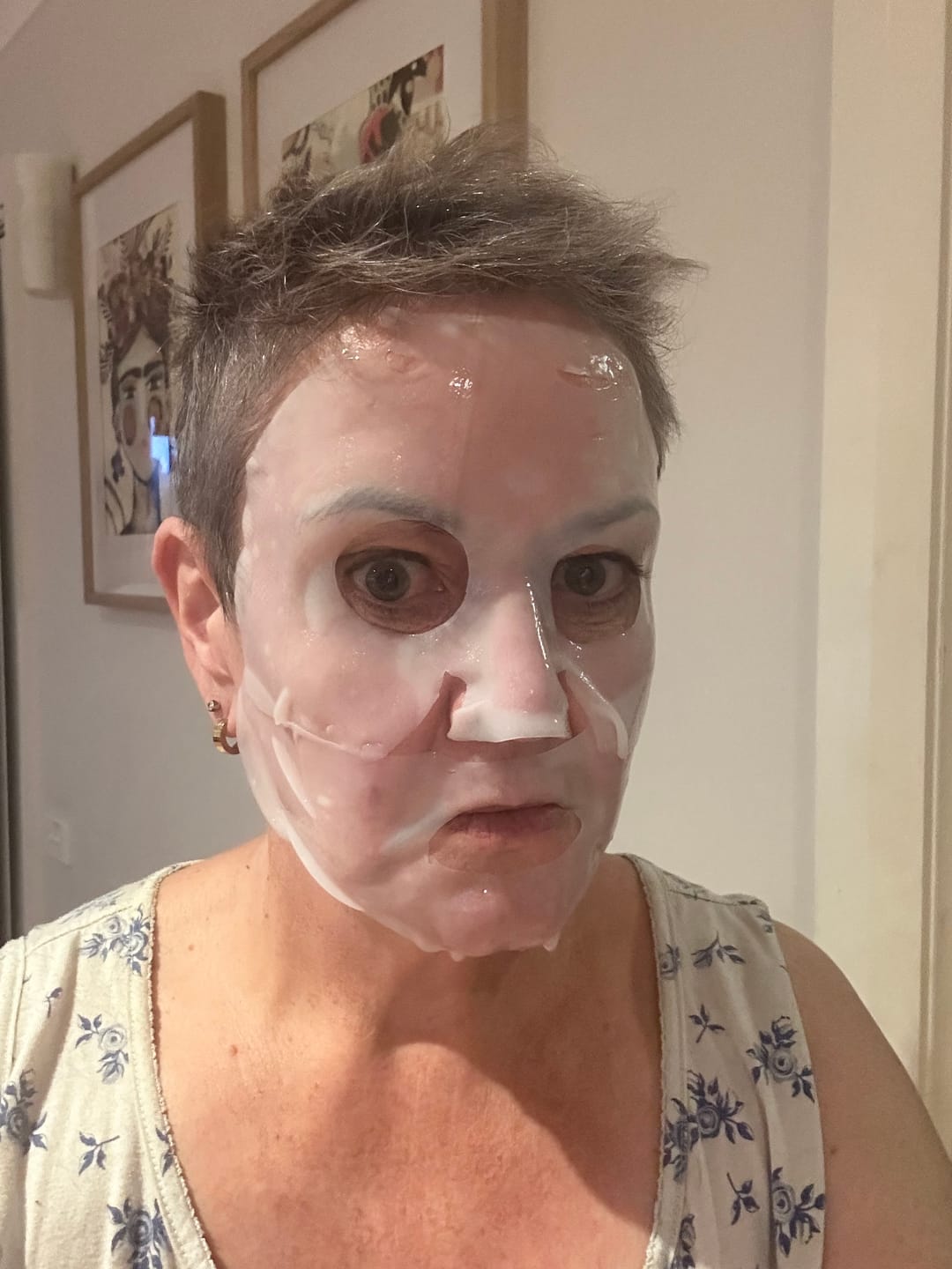 Customer photo review of The Naked Skin Bio-Collagen Mask