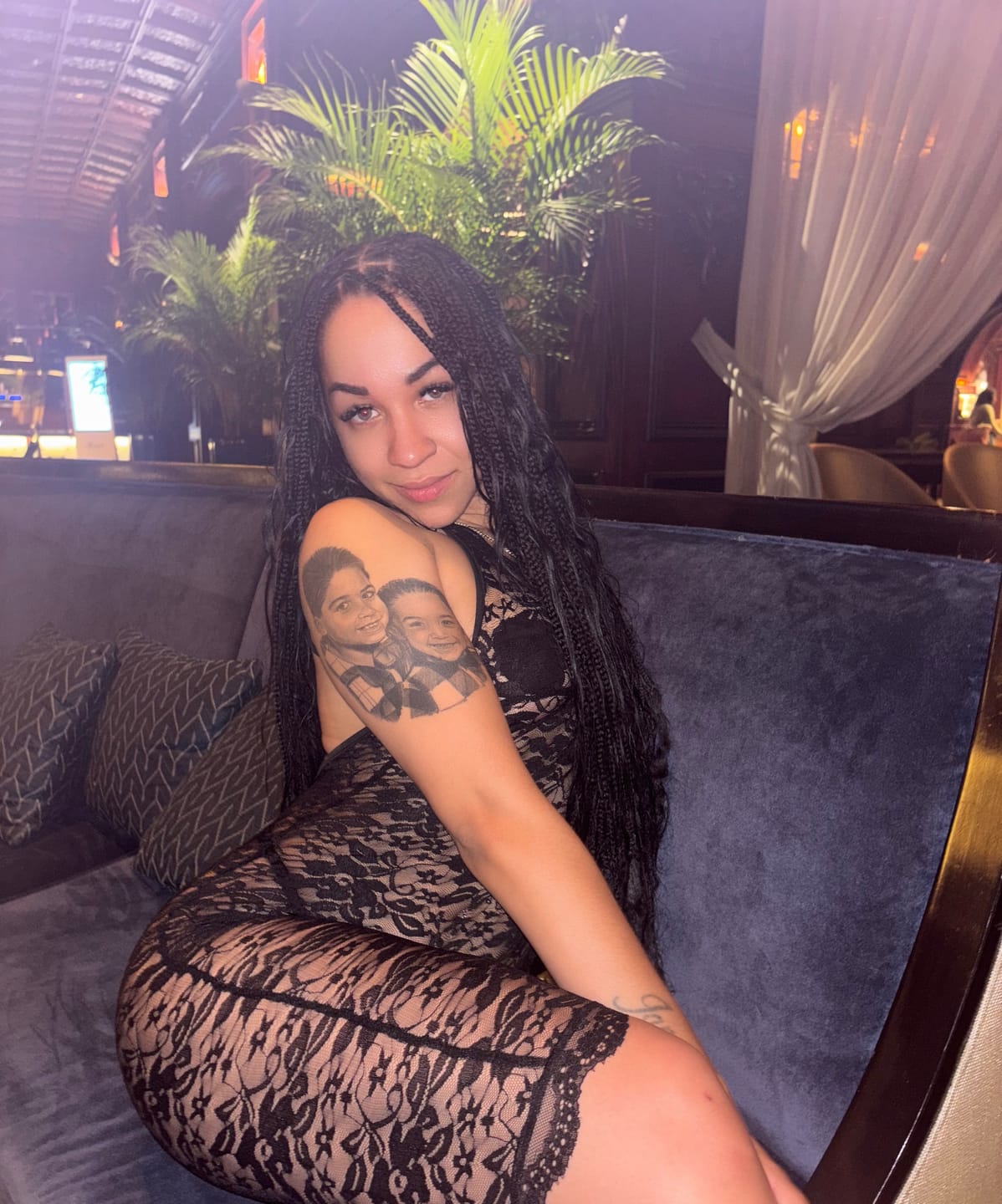 Customer photo review of Lacey Capri Jumpsuit