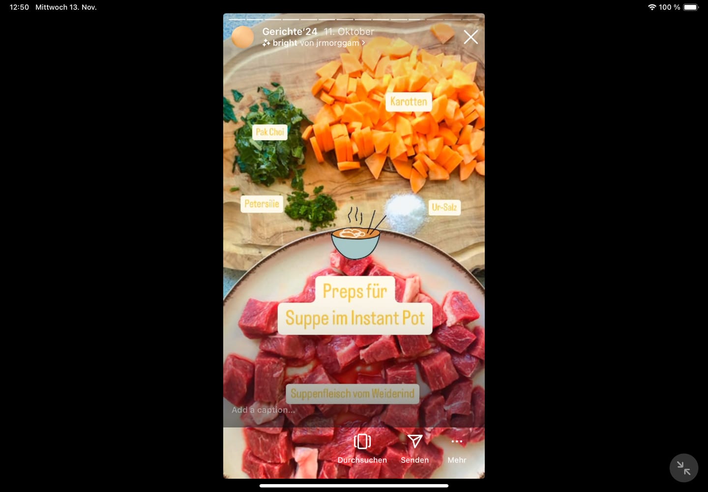 Customer photo review of Suppenfleisch
