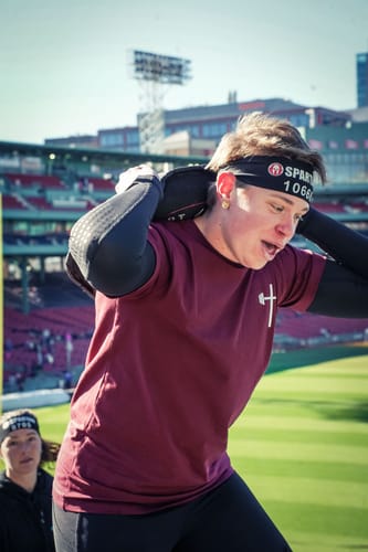 Customer photo review of Armor of God Performance Tee