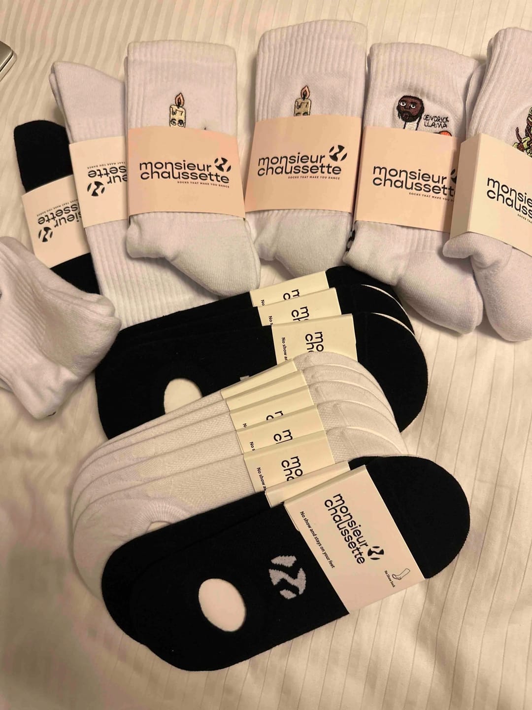 Customer photo review of 6-PACK NO SHOW SOCKS