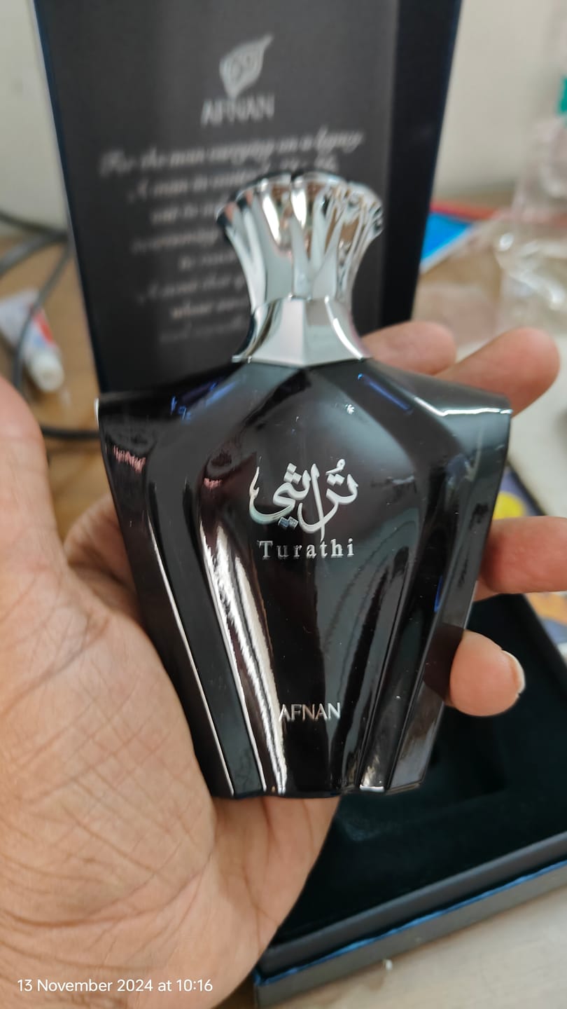 Customer photo review of Afnan Turathi Blue Eau De Parfum For Men