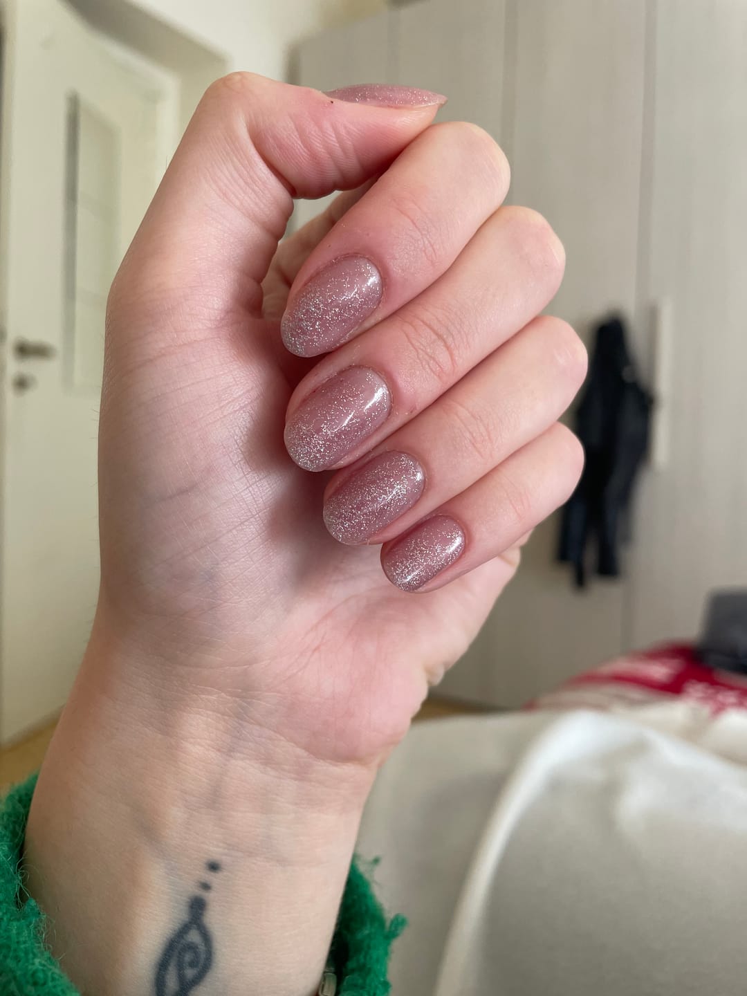 Customer photo review of Smalto Semipermanente LCI - Shimmer Gold