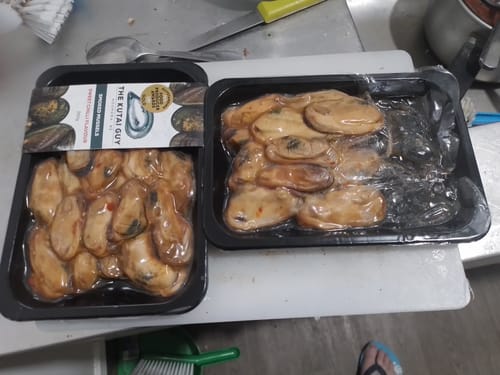 Customer photo review of Smoked Sweet & Chilli Mussels (KUTAI GUY) 250G