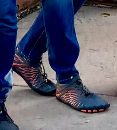 Customer photo review of Lorax Pro – All-Day Comfort & Pain-Free Barefoot Shoes