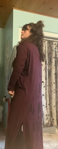 Customer photo review of Emergence Robe - shibori