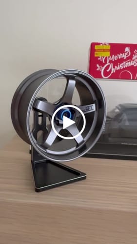 Customer video review of Floating Spinning Base “Rim not included”