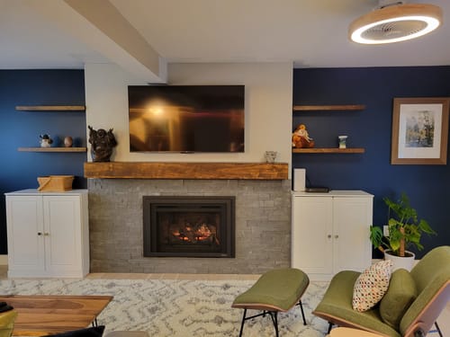 Customer photo review of Live Edge Walnut Coffee Table