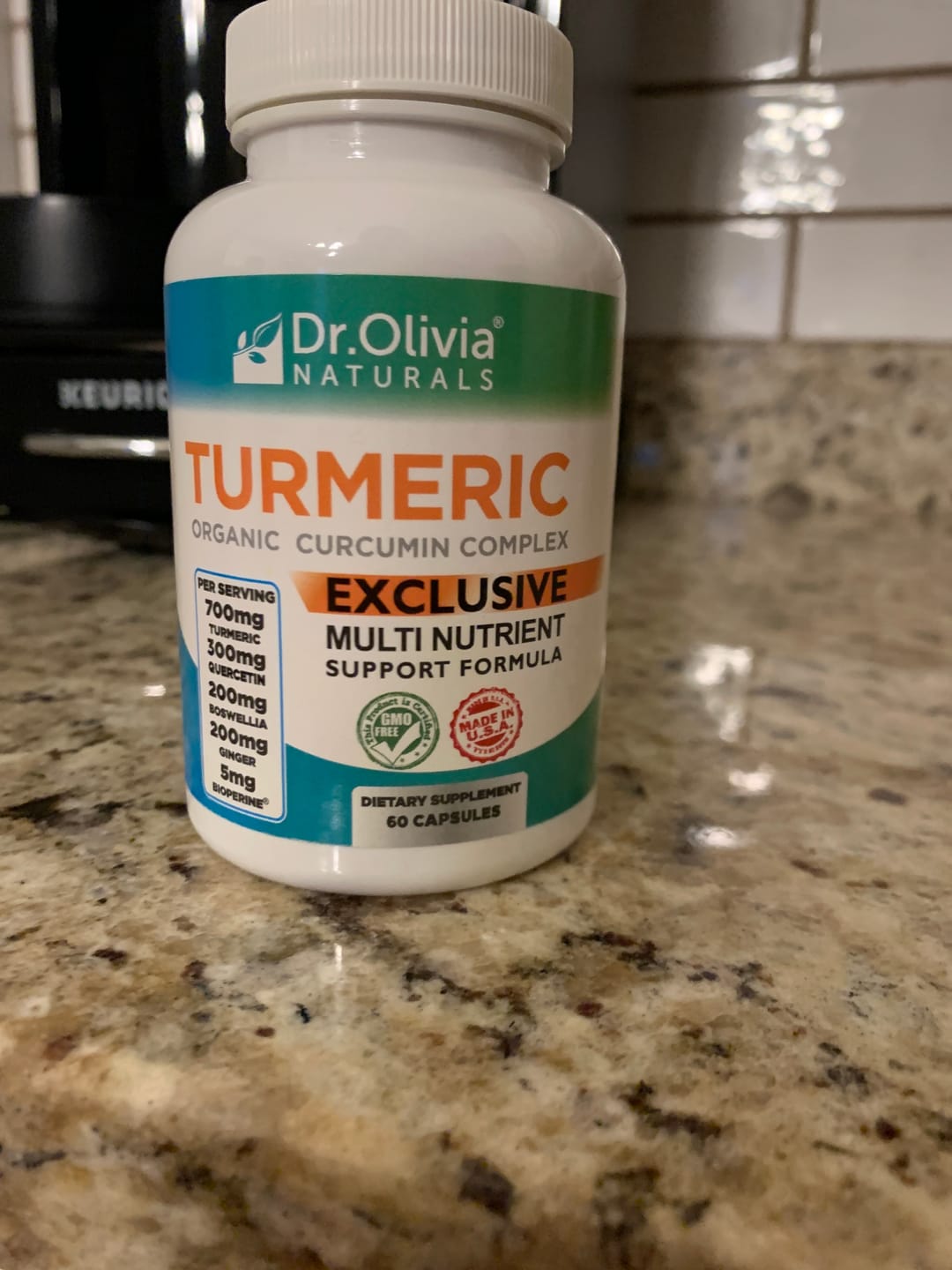 Customer photo review of Organic Turmeric - Healthy Inflammatory Response Complex