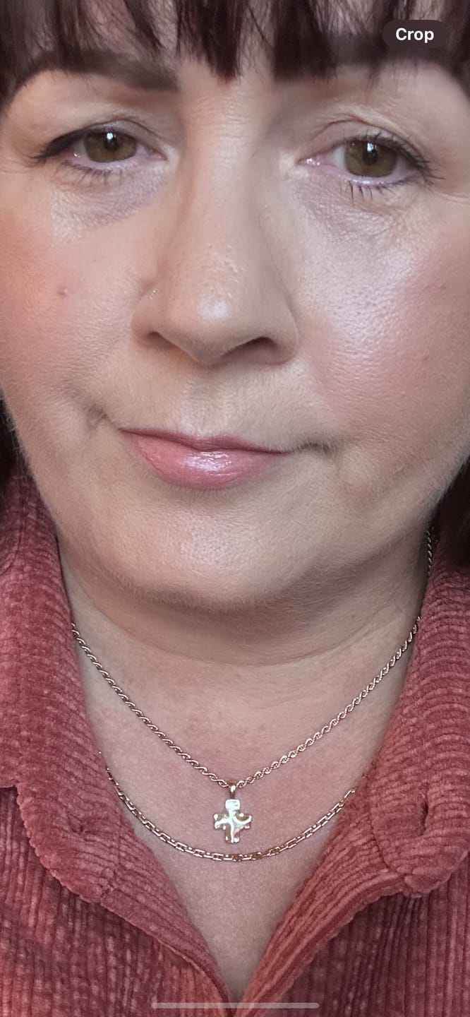 Customer photo review of Extended Paperclip Necklace