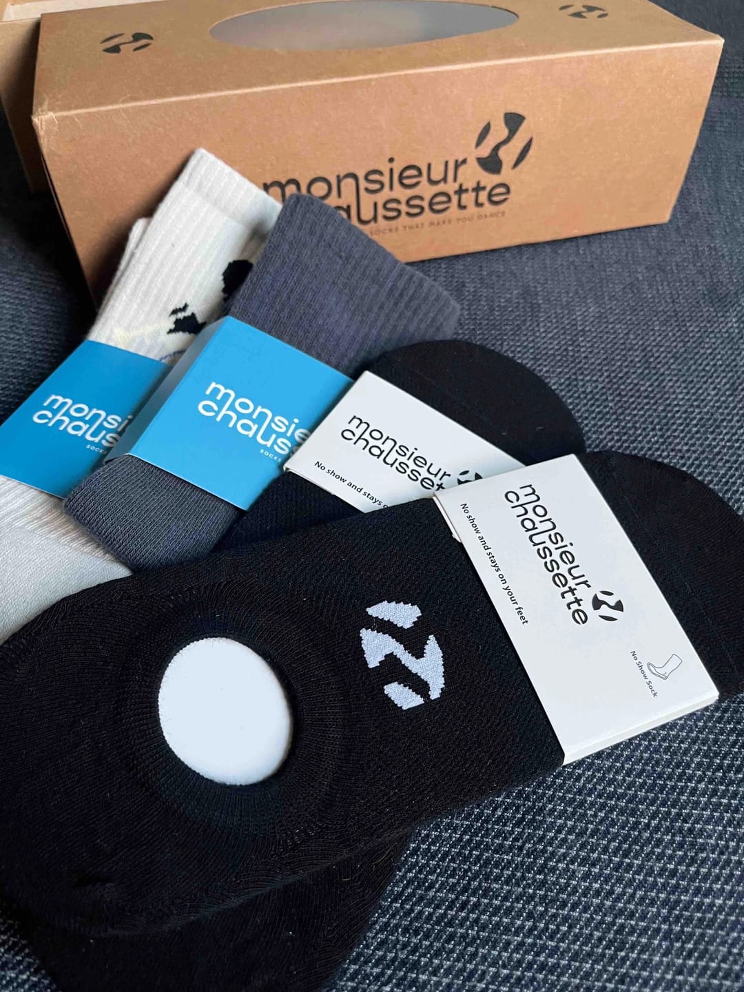 Customer photo review of 6-PACK NO SHOW SOCKS