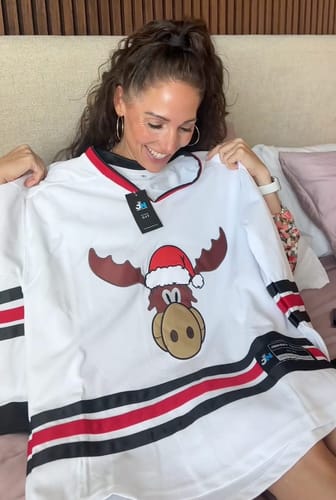 Customer photo review of Christmas Style 'Griswold' Hockey Jersey