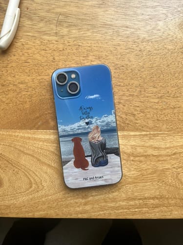Customer photo review of Together with my pet - Personalised Phone Case