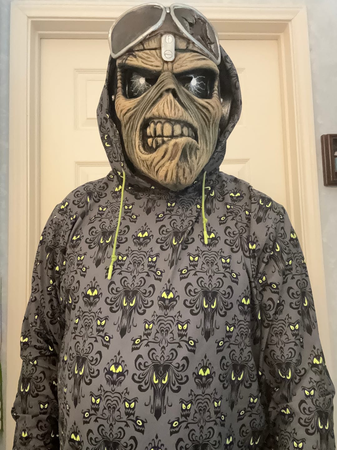Customer photo review of Disney’s Haunted Mansion "Wall Creeps" – Performance Hoodie