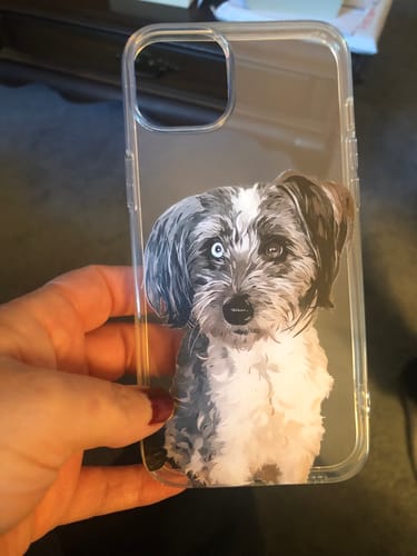 Customer photo review of Custom Pet Phone Case