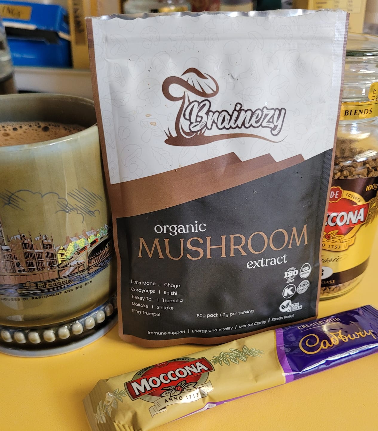 Customer photo review of Your Daily 9-In-1 Mushroom Wellness Secret- 30 Servings