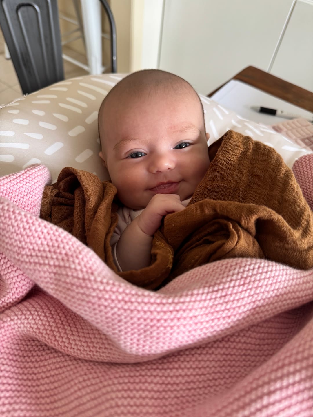 Customer photo review of Cushii Lounger Wanderlust - Oatmilk