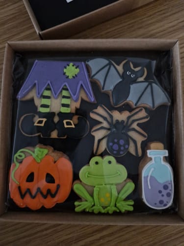 Customer photo review of Witches Lair Biscuit Box