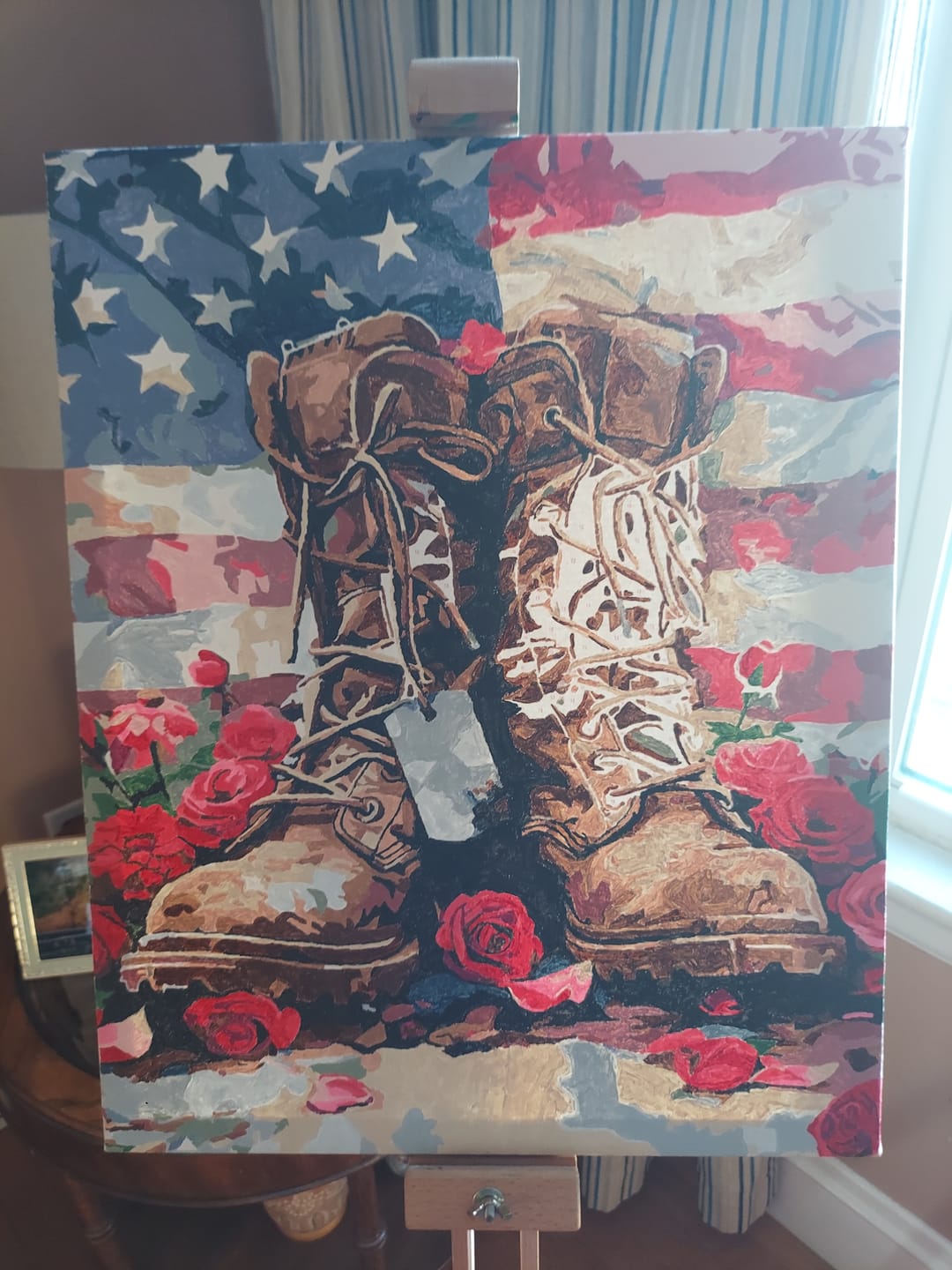 Customer photo review of In Remembrance - Paint by Numbers