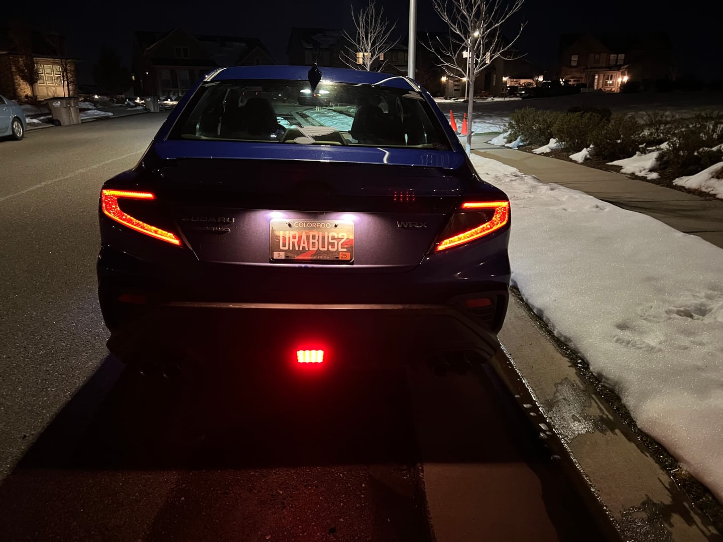 Customer photo review of 2011-24 Subaru WRX & STi F1 Rear Fog Lights