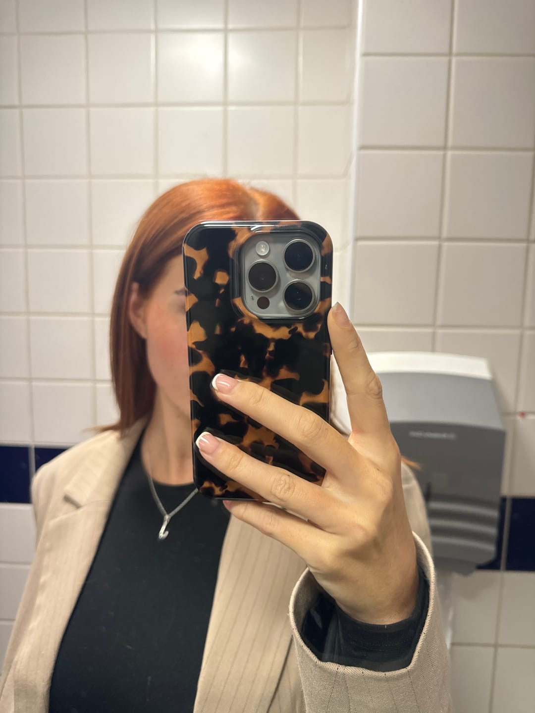 Customer photo review of Tortoise Chic - Tough Phone Case