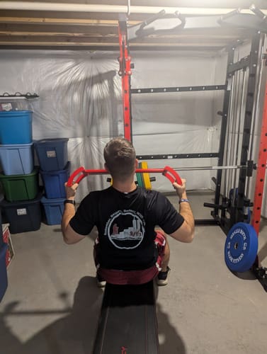 Customer photo review of Major Fitness Low Bounce Bumper Plates Olympic Weight Plates Set