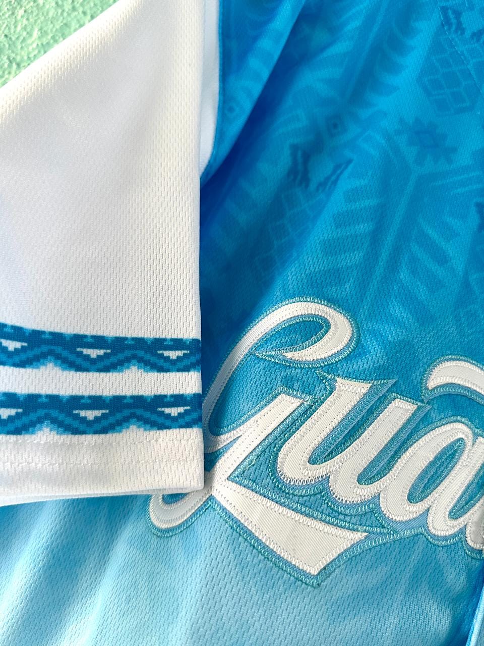 Customer photo review of Guatemala Custom Baseball Jersey