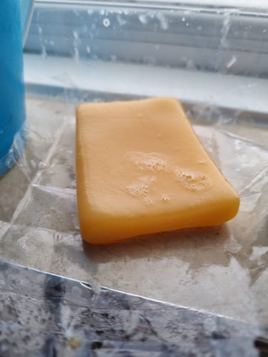 Customer photo review of Turmeric Glow Soap