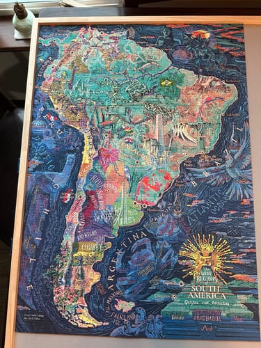 Customer photo review of Wine Puzzle - South America
