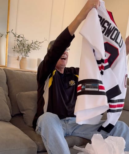 Customer photo review of Christmas Style 'Griswold' Hockey Jersey
