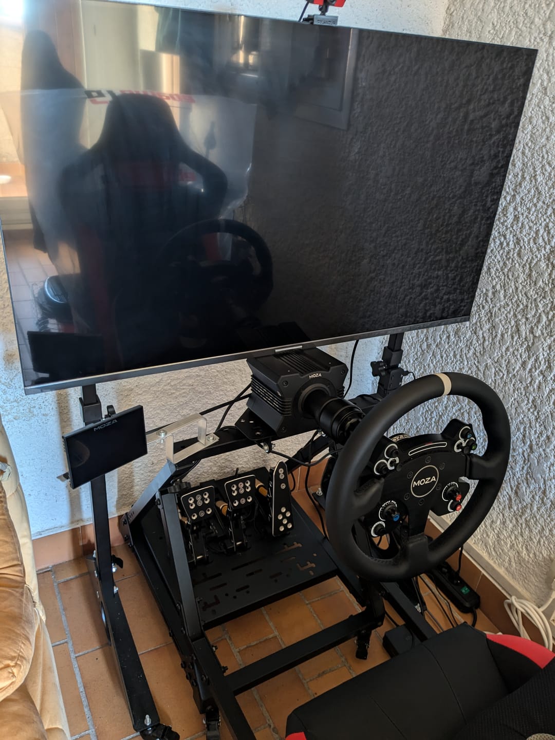 Customer photo review of Portable Monitor Stand