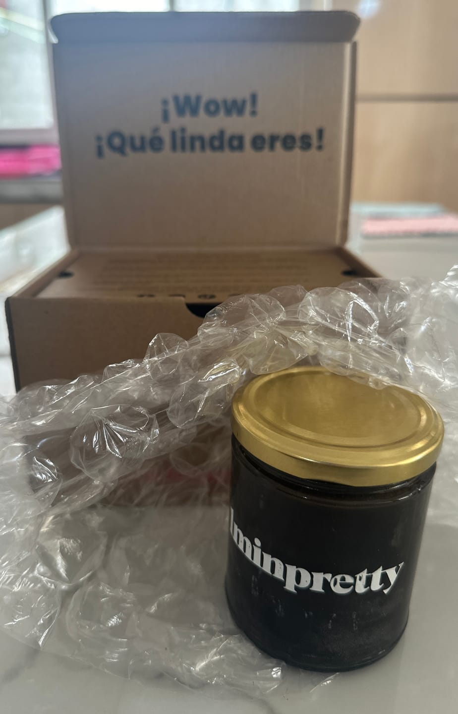 Customer photo review of Tarro de cera mágica de Vainilla