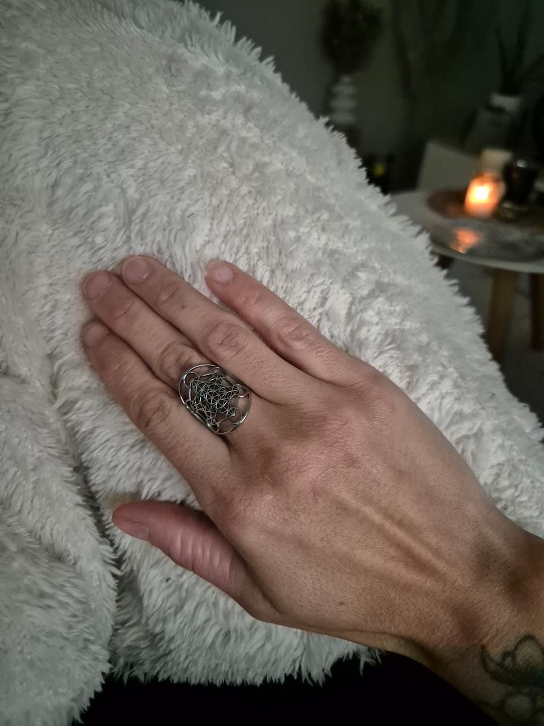 Customer photo review of Bague Ajustable Métatron