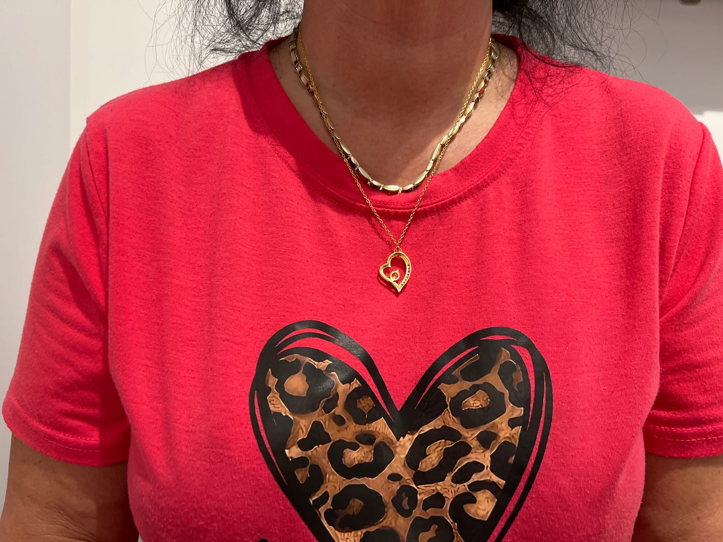 Customer photo review of À Ma Reine – Collier Coeur D’amour - Or