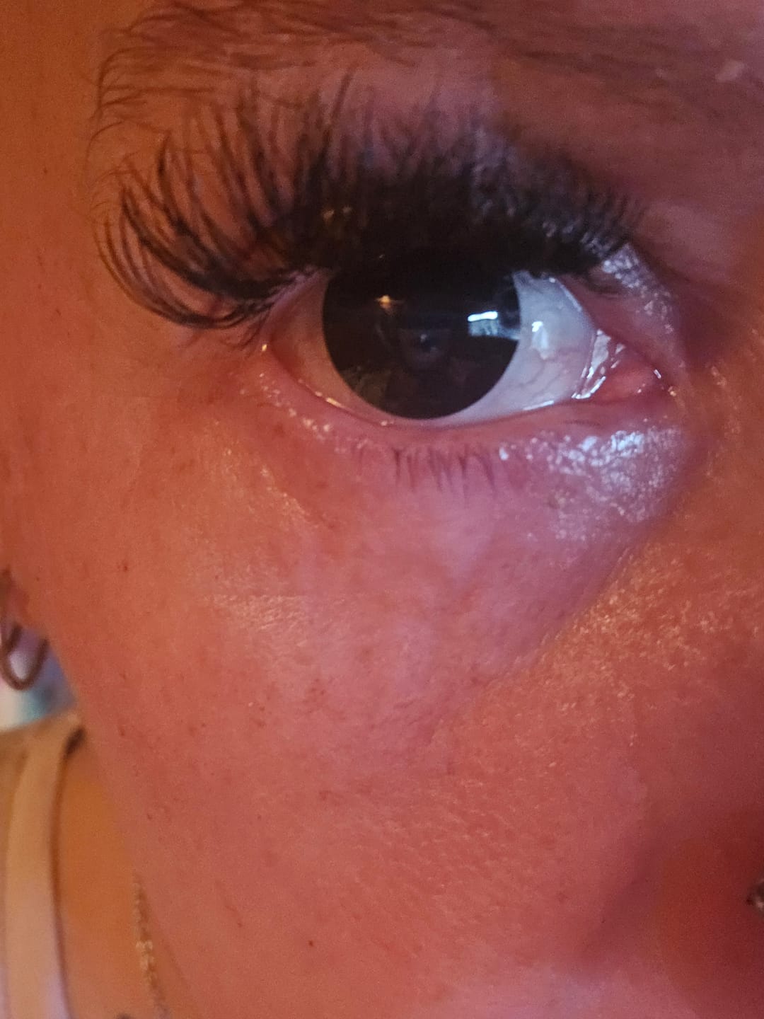 Customer photo review of PRIMAL ® Possessed - Black Colored contact Lenses