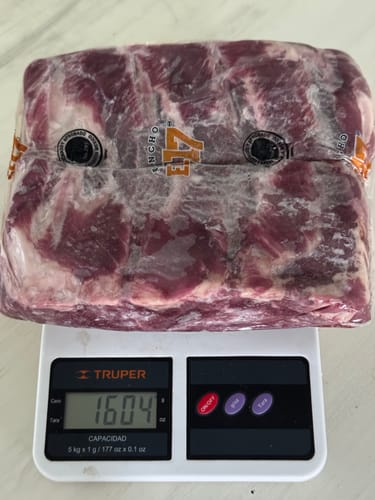 Reseña con foto de un cliente sobre Tablita de Lomo Pieza Básica