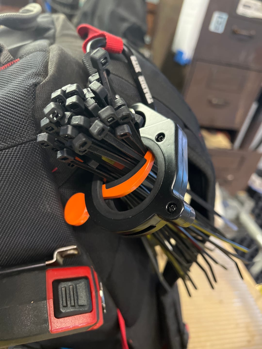 Customer photo review of Aluminium Cable Tie Holder