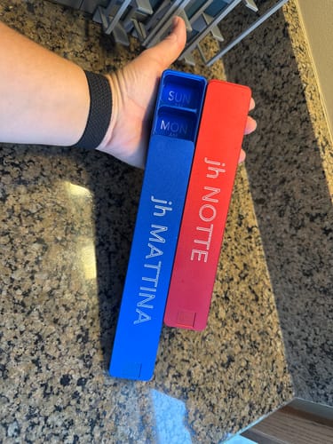 Customer photo review of Weekly AM-PM Vitamin Case 2.0