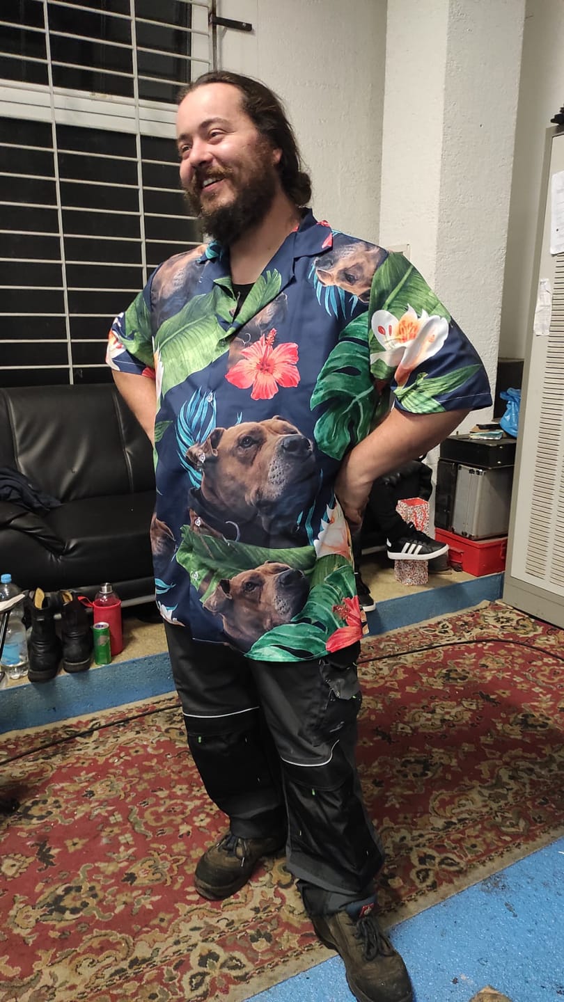 Customer photo review of Dein Foto - Individuelles Hawaiihemd
