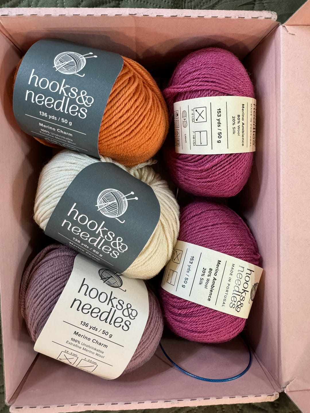 Customer photo review of Extra 2 Mystery Balls of Yarn