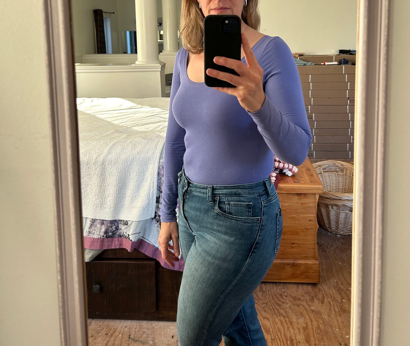Customer photo review of *Pre-Sale* Long Sleeve Bodysuit