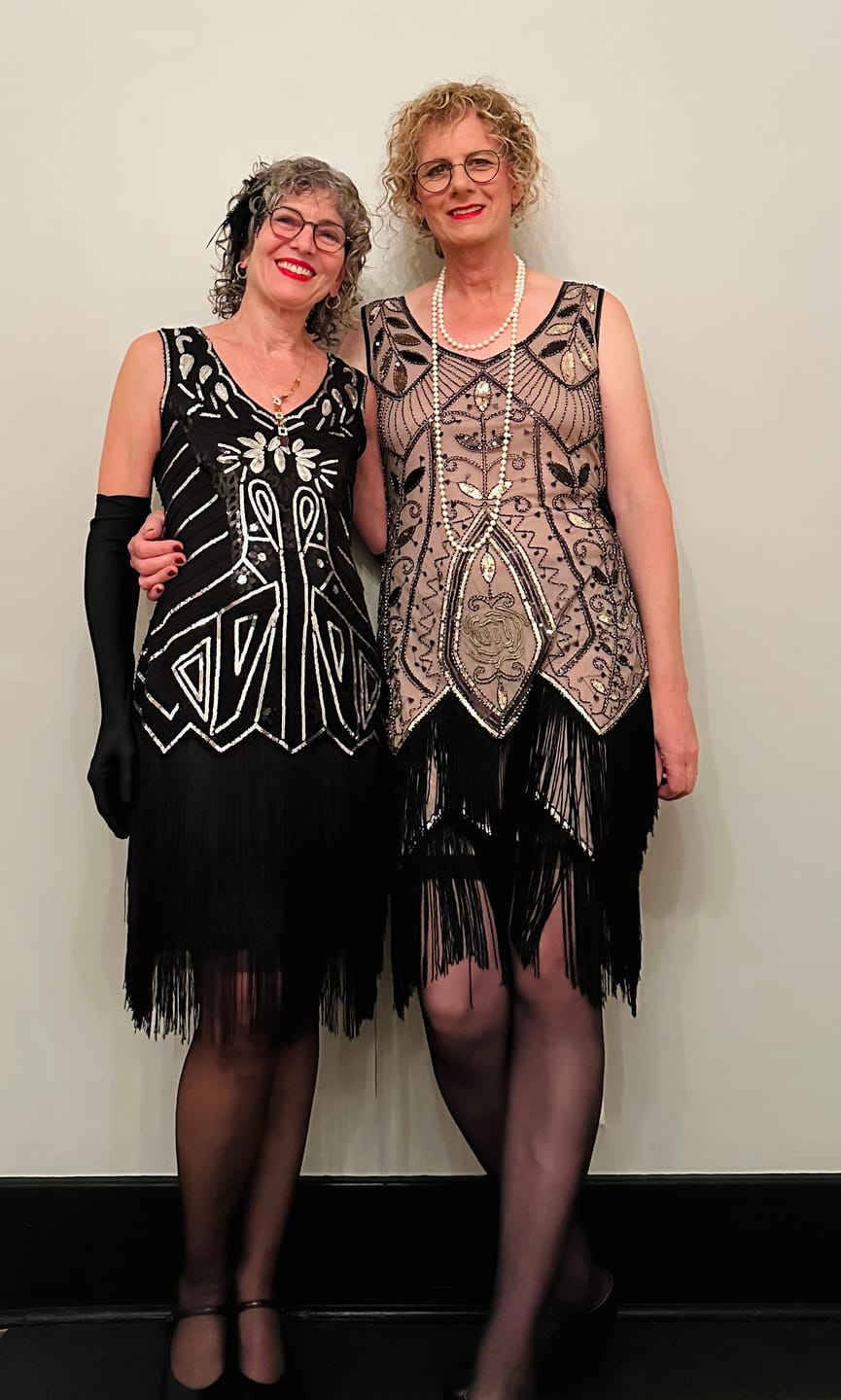 Customer photo review of Long Black Gloves