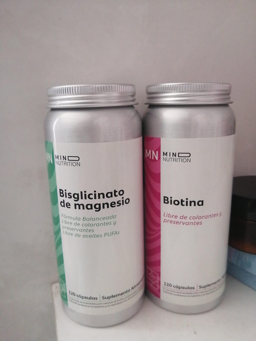 Customer photo review of Bisglicinato de Magnesio