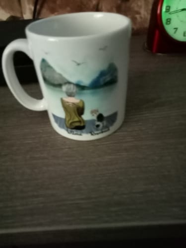 Customer photo review of Girl & Dogs - Life is better with a dog Personalised Mug