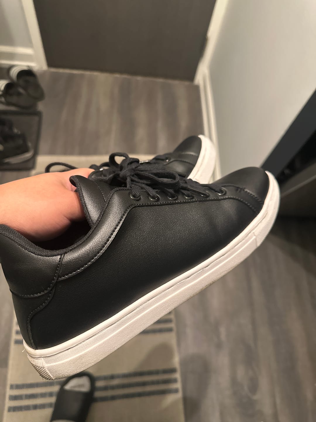 Customer photo review of Mercury Black Elevator Sneakers