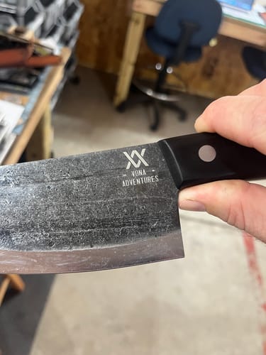 Customer photo review of The Melina Knife™