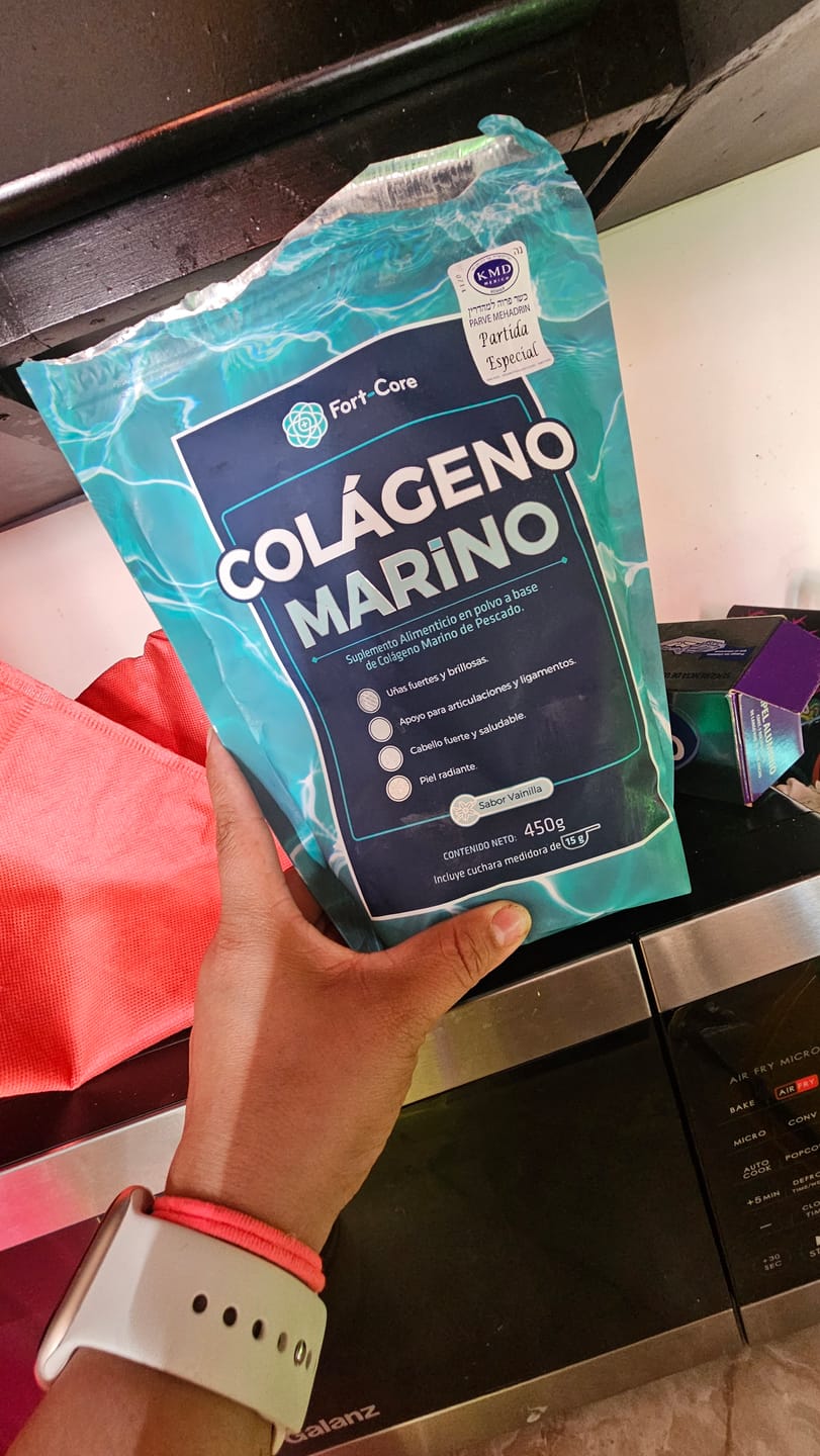 Customer photo review of Colágeno marino Fort Core