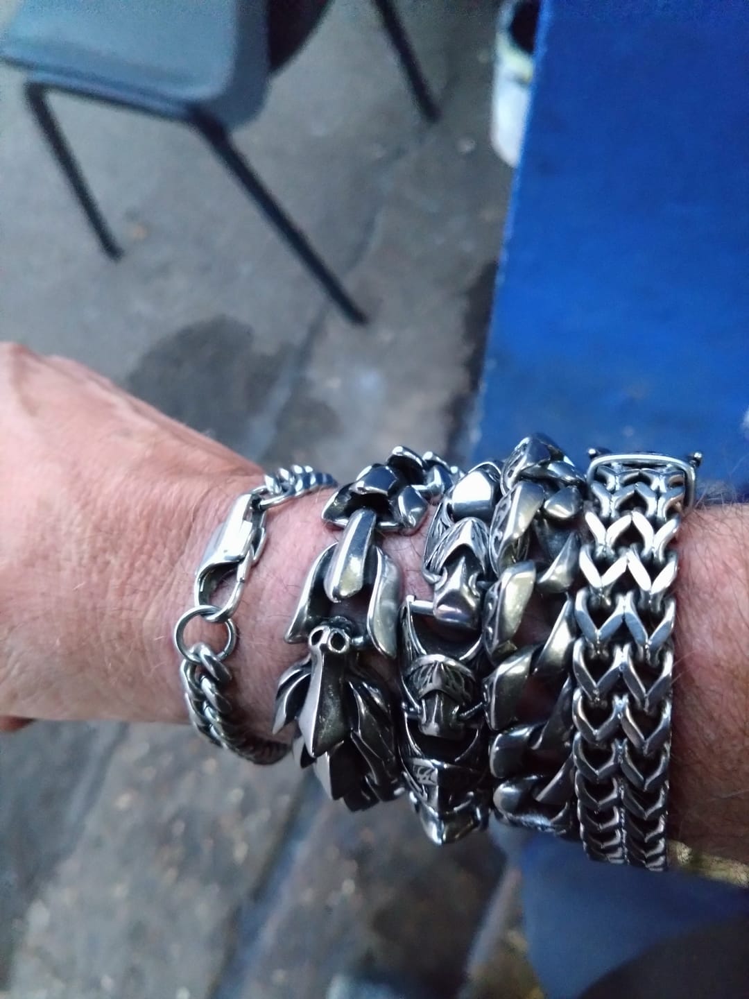 Customer photo review of The Midgard Serpent - Stainless Steel Bracelet